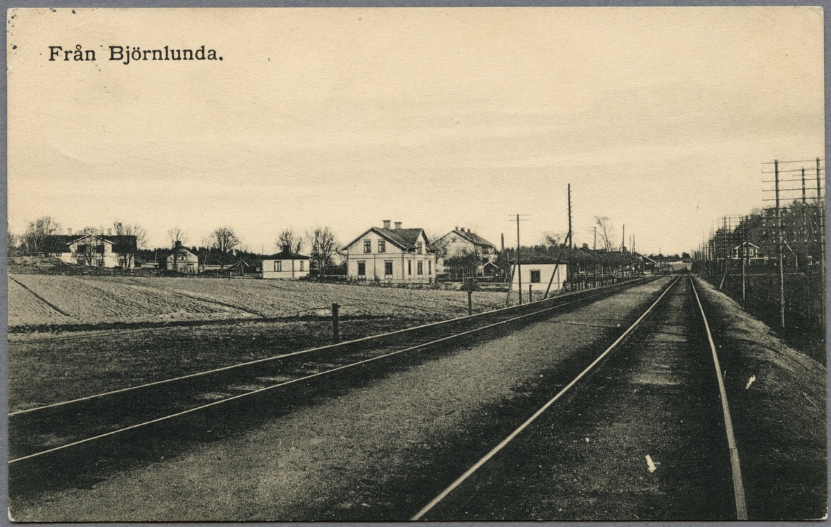 Stationsområdet i Björnlunda.