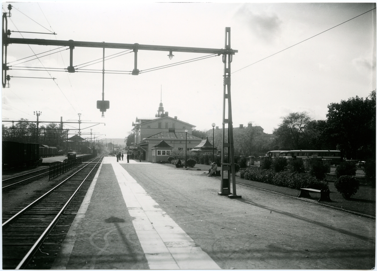 Skövde Station 1936-09.