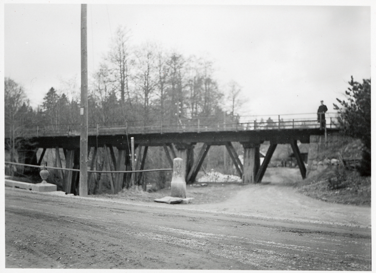 Sveriges äldsta järnvägsbro i trä.