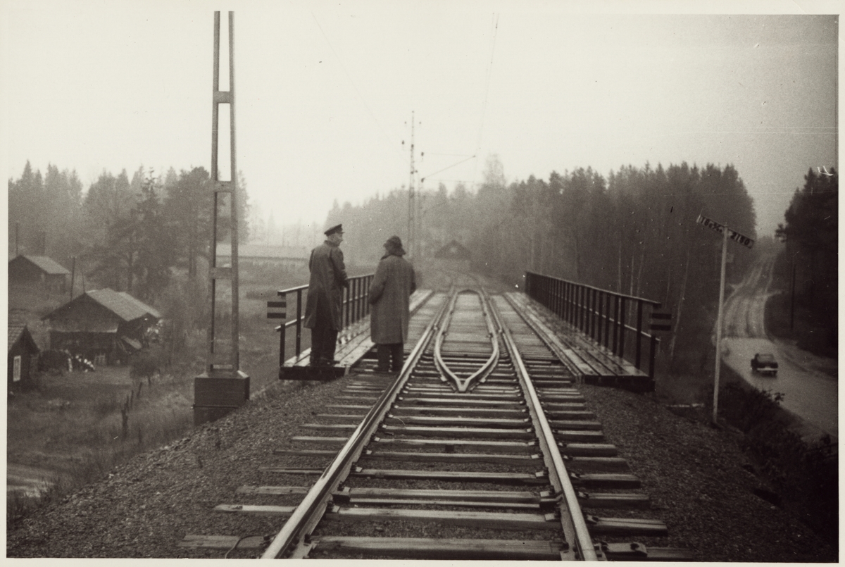 Järnvägsbro på linjen mellan Ställdalen och Ställberg.