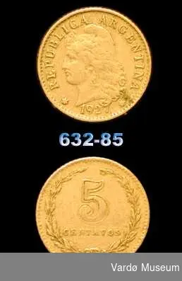 5 centavos. Argentina.