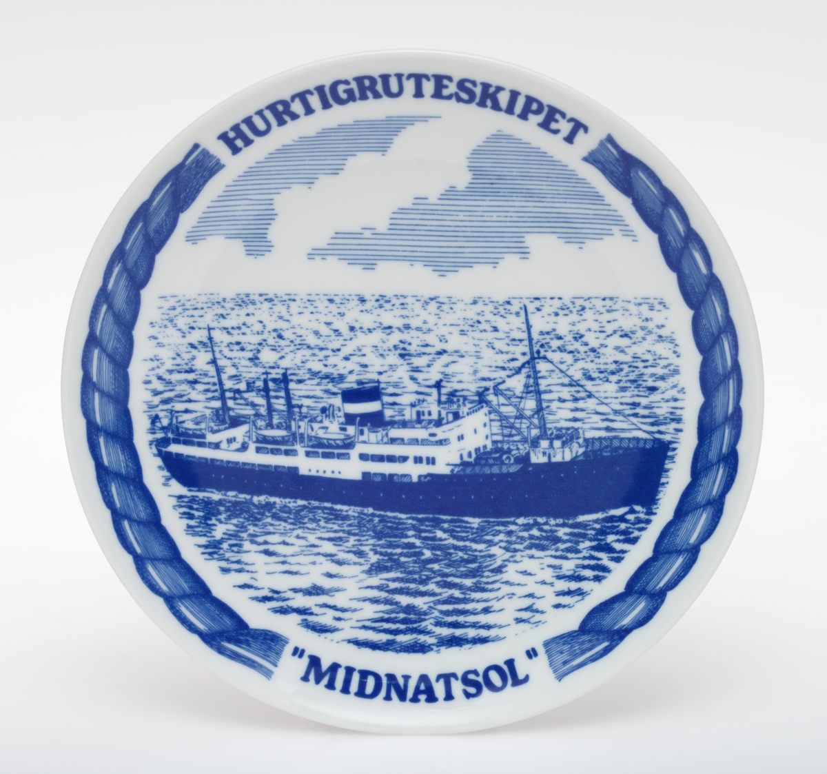 Motiv av Hurtigruten M/S Midnatsol.