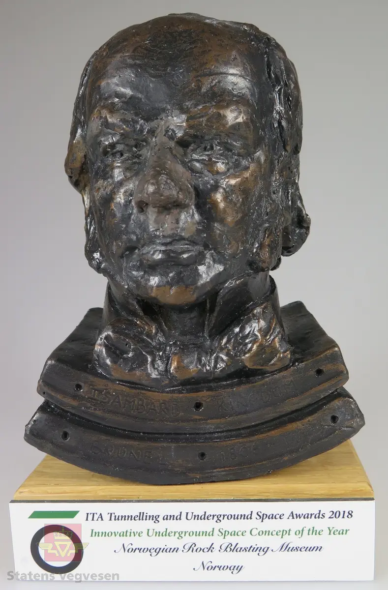 Utmerkeslen er en skulptur som viser hodet til en mann (Isambard Kingdom Brunel). Lagd av metall og tre. Plakett i fronten som forklarer utmerkelsen. Det følger med sertifikat som beviser både nominasjonen som finalist og selve seieren i finalen. Disse ligger i en egen veske lagt for formålet.