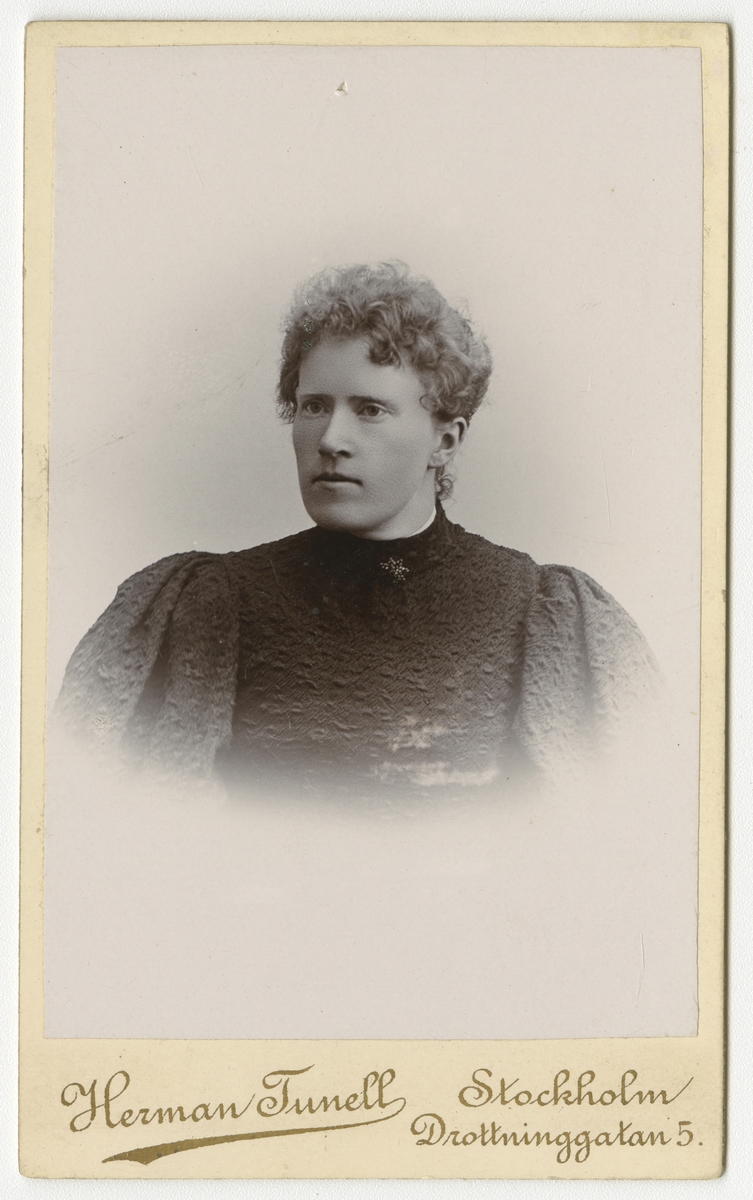 Porträtt av Kristina Olsdotter Hult, gift Malmsten.