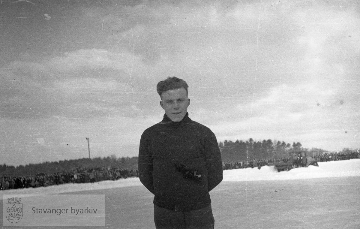 Skøyteløp på Mosvatnet 11. februar 1940.