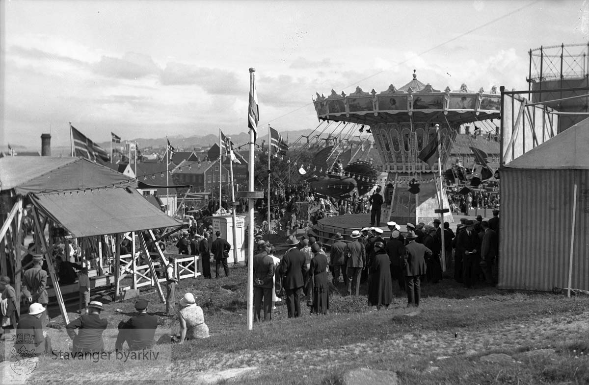 Åpning av Norges varemesse i Bjergsted - Stavanger byarkiv / DigitaltMuseum