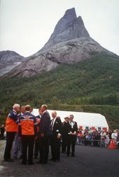 Fra åpningen av Kjøpsvik vegen 1992