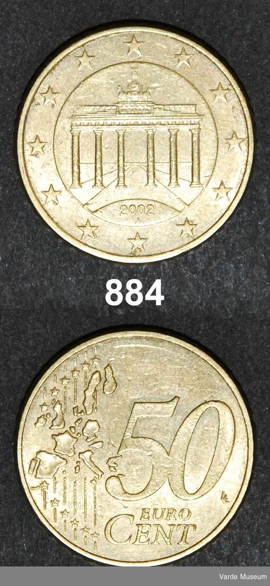 50 cent. Tyskland - Euro.