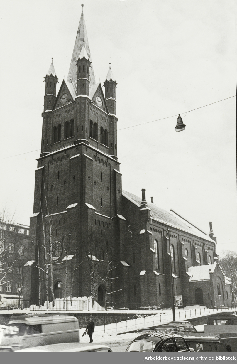 Grønland kirke. 30. januar 1969