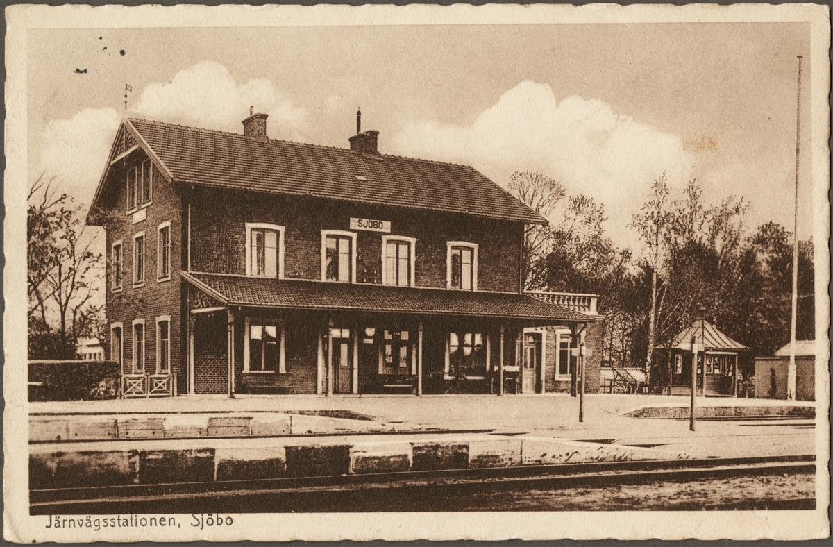 Sjöbo stationshus.