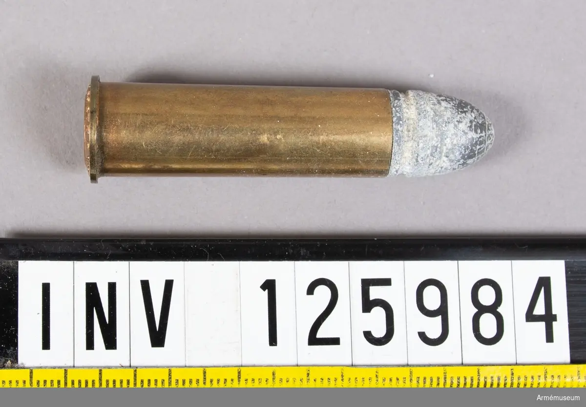 Skarp patron 12,17x44 mm till Remingtongevär, civil