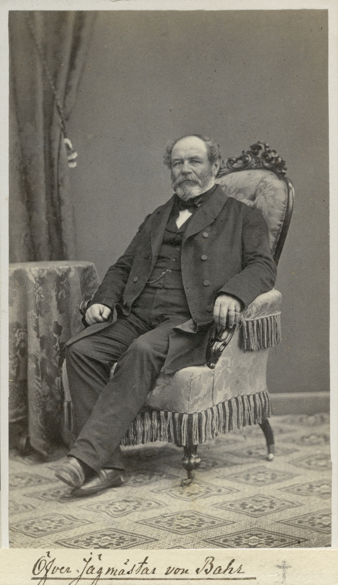 Öfver Jägmästare Ludvig von Bahr år 1864.