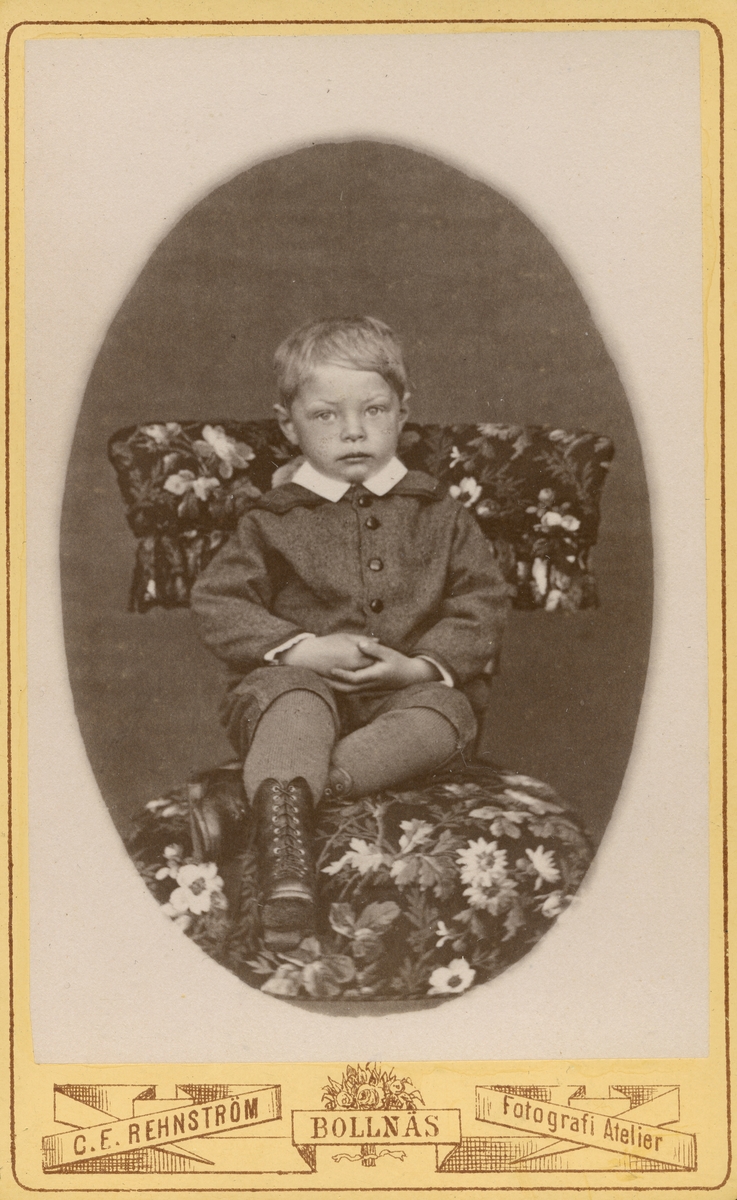 Hjalmar Hägg vid 3 års ålder.