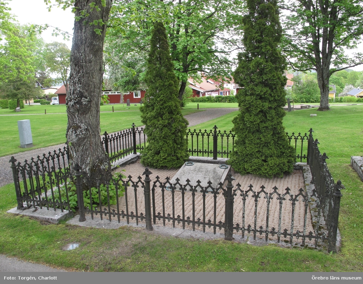 Gravvårdar av gjutjärn, Inventering av kulturhistoriskt värdefulla gravvårdar 2015-2016, Nora Norra kyrkogård.