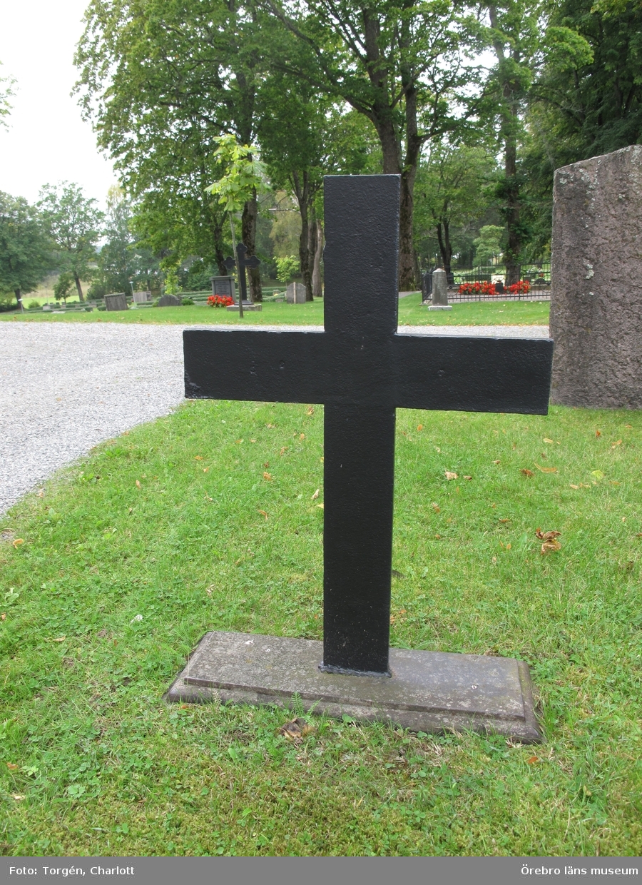 Gravvårdar av gjutjärn, Inventering av kulturhistoriskt värdefulla gravvårdar 2015-2016, Näsby kyrkogård.