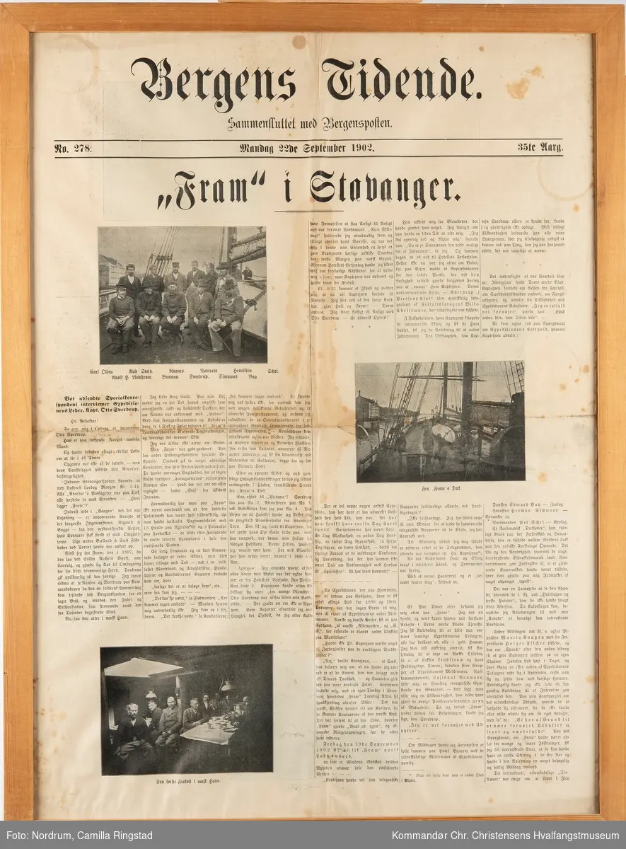 Bergens Tidende mandag 22de september 1902
