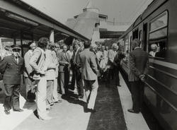 Nordstrand. Holmlia stasjon. Juni 1982
