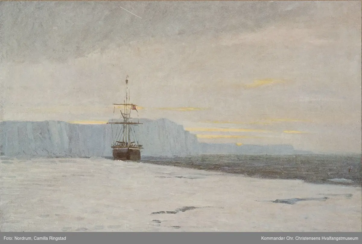 Roald Amundsens sydpolsekspedisjon. "Fram" i Rosshavet.