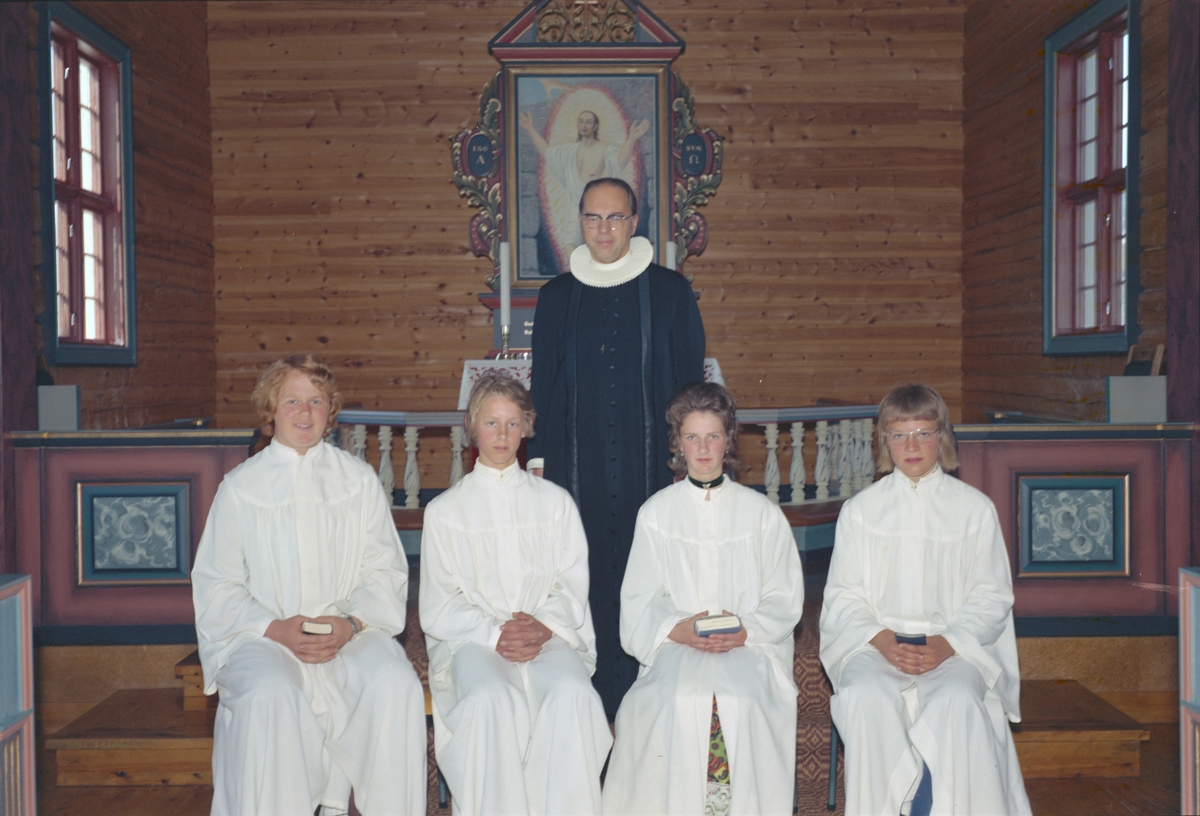 Konfirmasjon, Nerskogen kirke 1973.