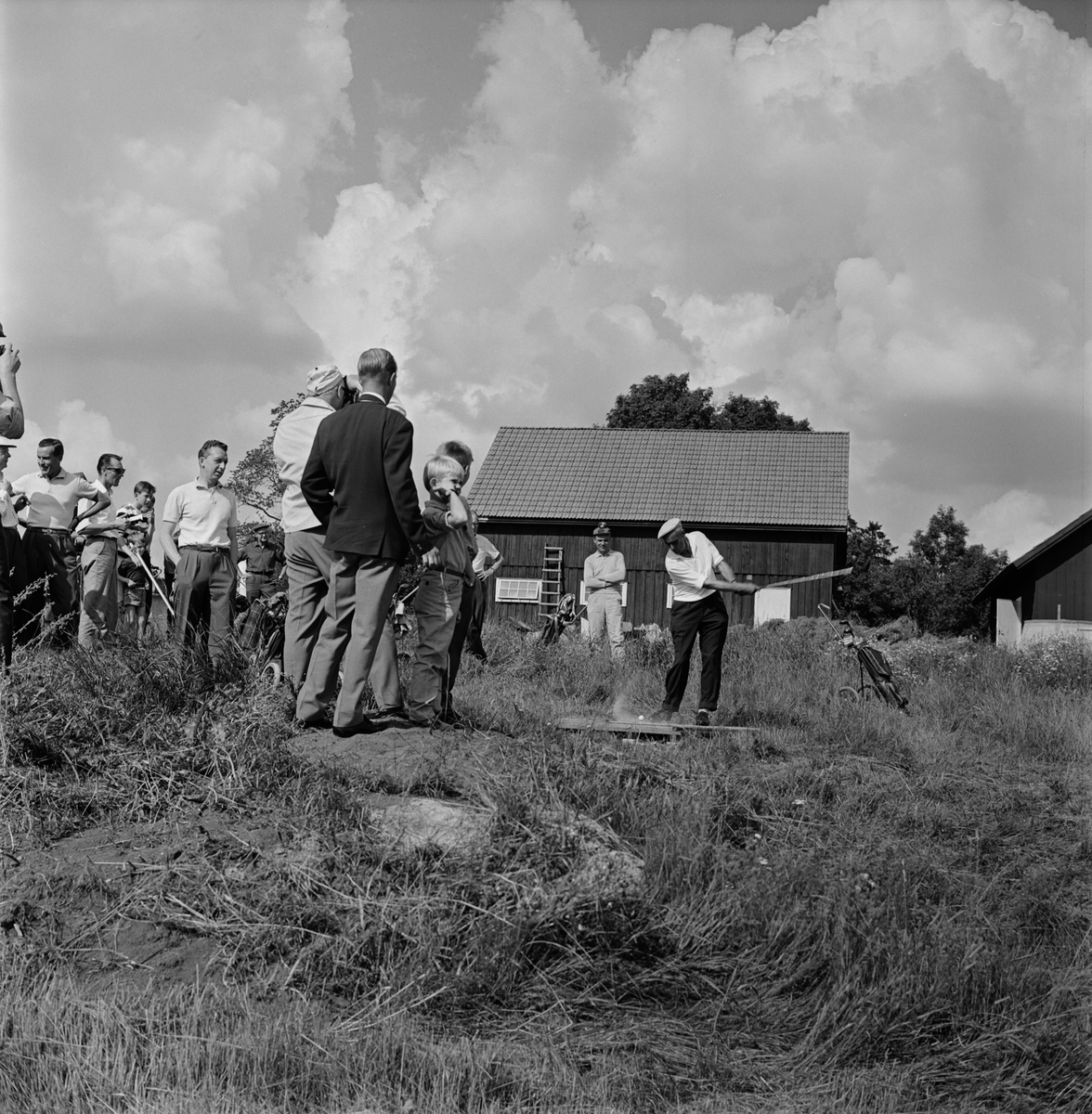 Upsala Golfklubb, ny golfbana, Håmö gård, Läby socken, Uppsala 1964