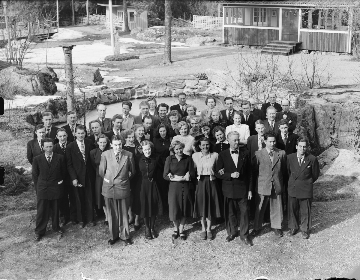 IOGT:are, Gammelhus, Östhammar, Uppland 1950