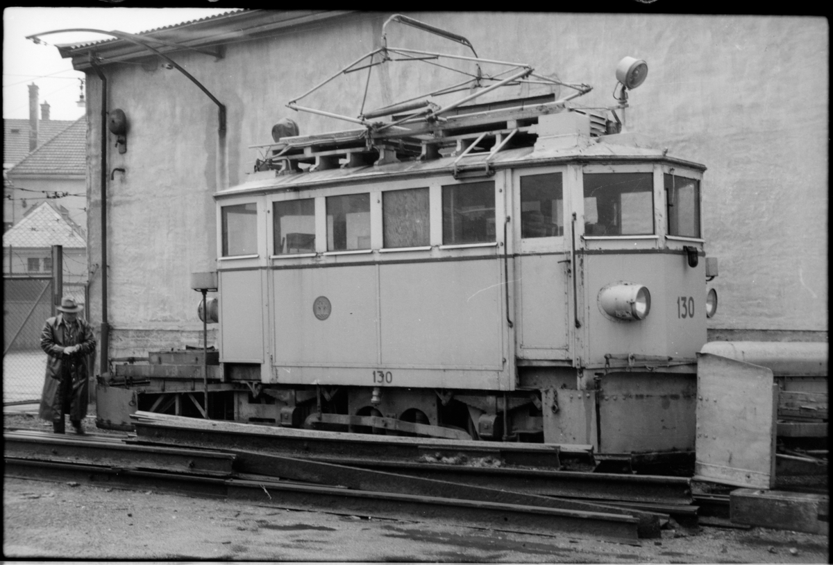 Arbetsvagn för slipning av räls, Bergen Sporvei AS, BS 130.