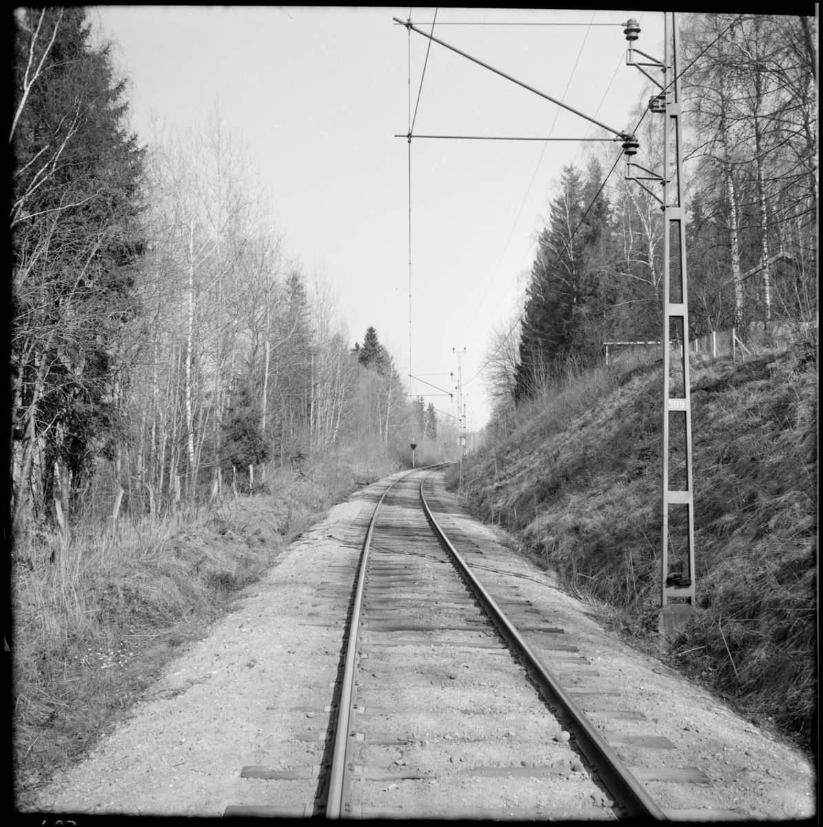 Linjen mellan Taxinge-Näsby och Hedlandet.