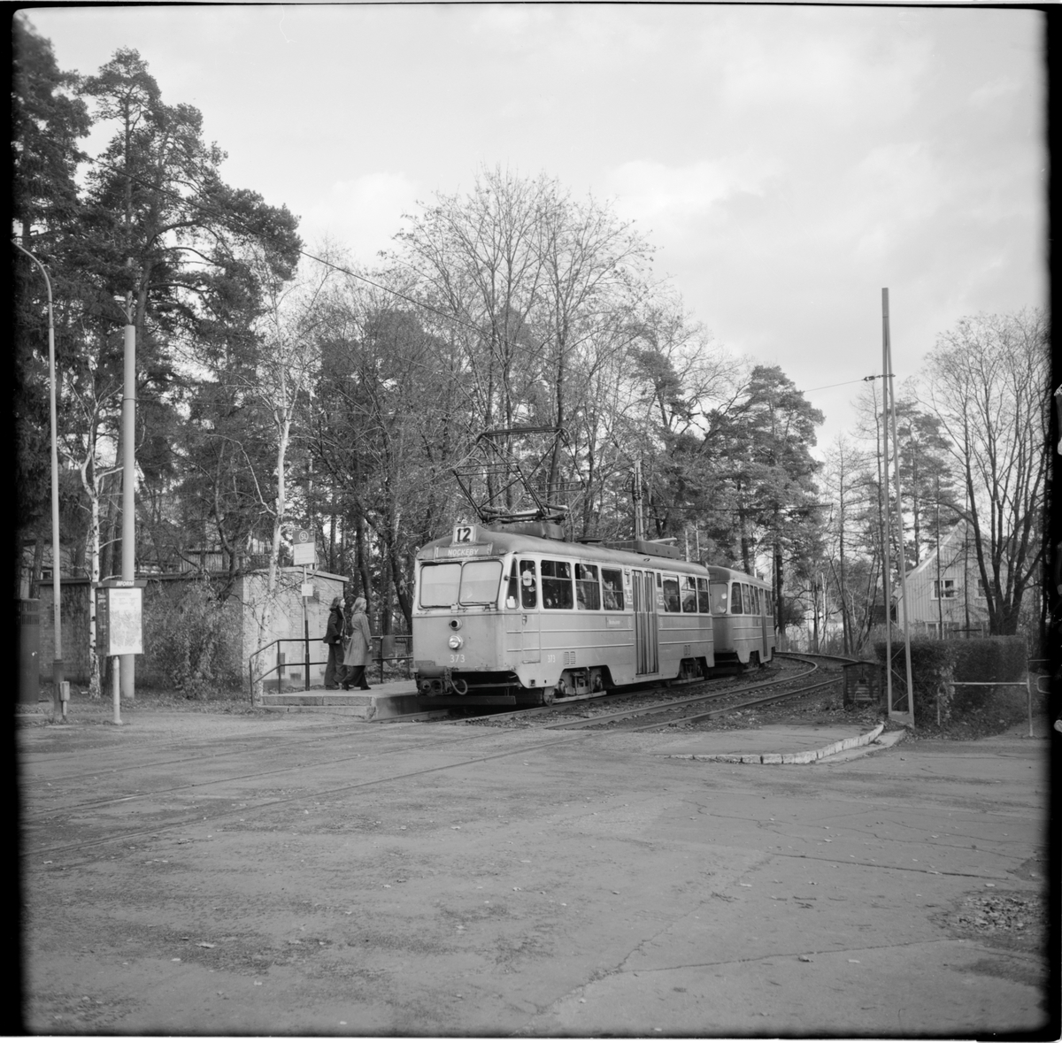 Aktiebolaget Stockholms Spårvägar, SS A24 373 "ängbyvagn" linje 12 ...