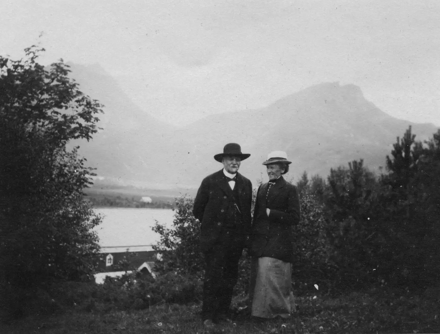 Jacob and Lydia Jakobine Walnum, Svanviken, 1918.