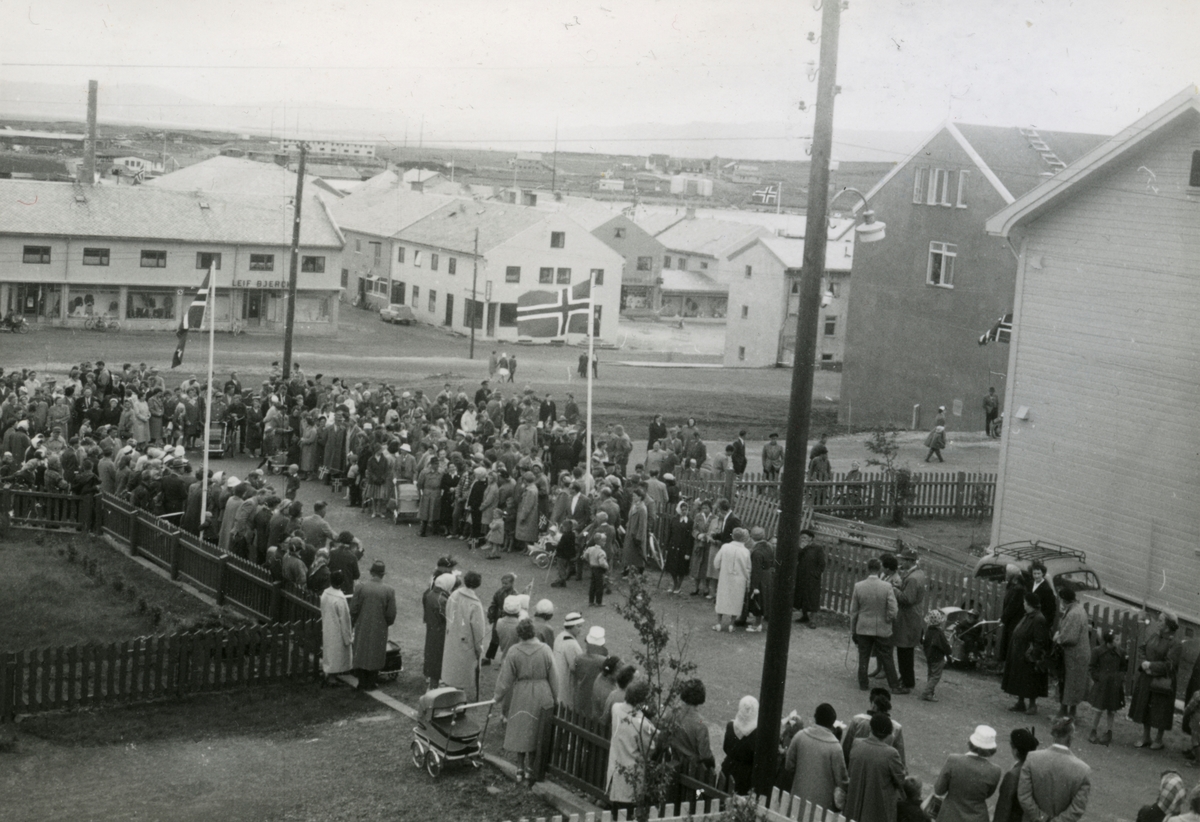 Kongebesøket i Vadsø, 1958.