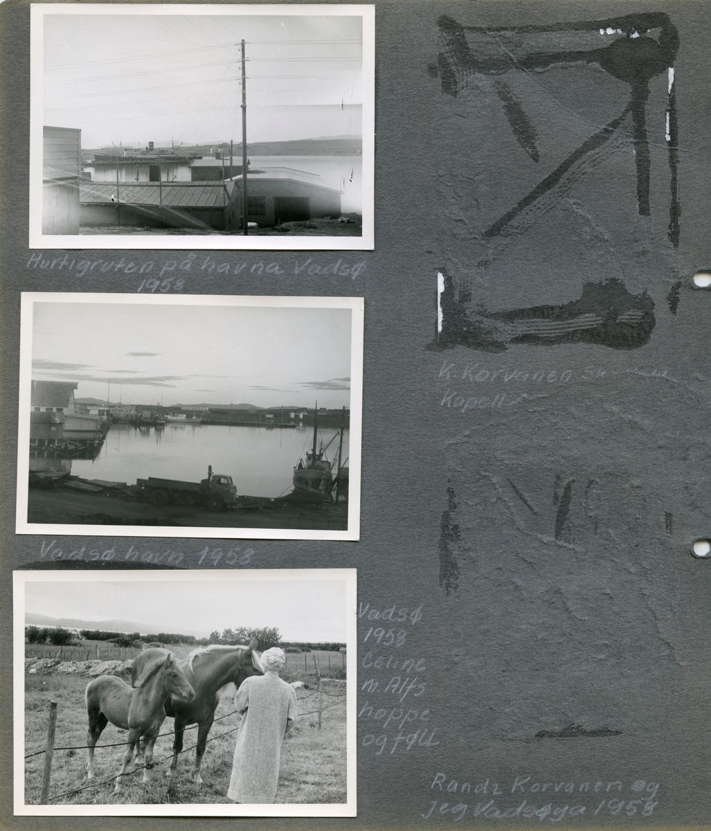 Vadsø havn, 1958. Mekanisk verksted.