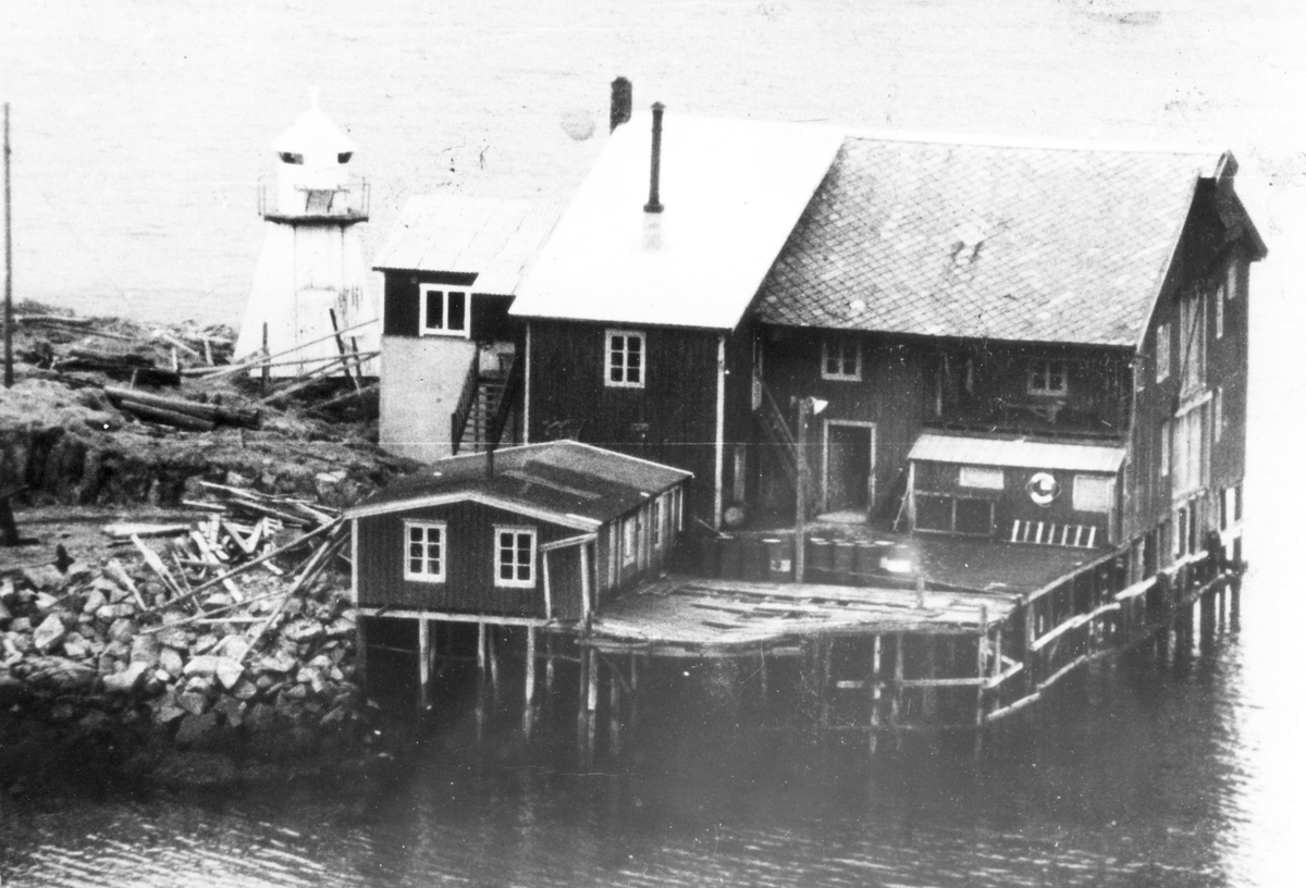 Kråkeslottet på Bøvær i 1972.