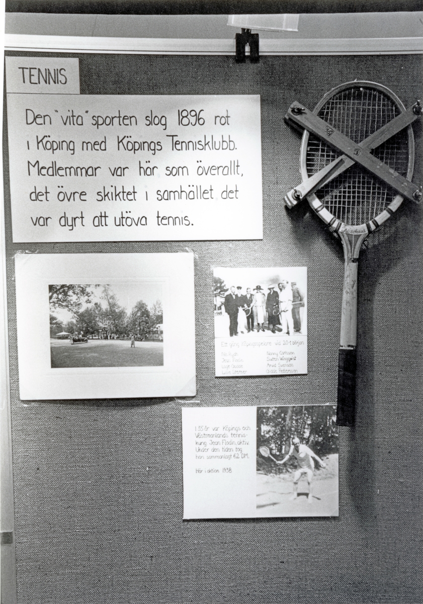 Utställning om idrotten, år 1977,  Hurra vad vi är bra . Fotograf Gunnel Bellviken.
