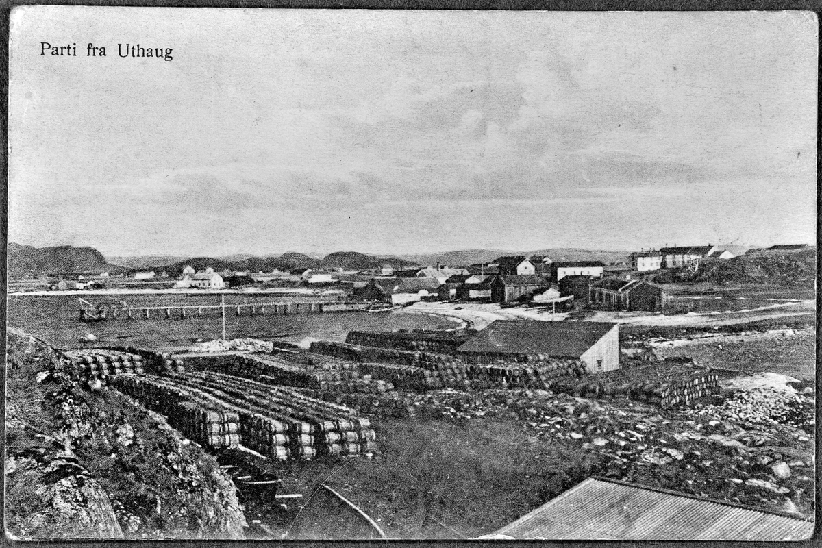 Postkort av Uthaug, Ørlandet