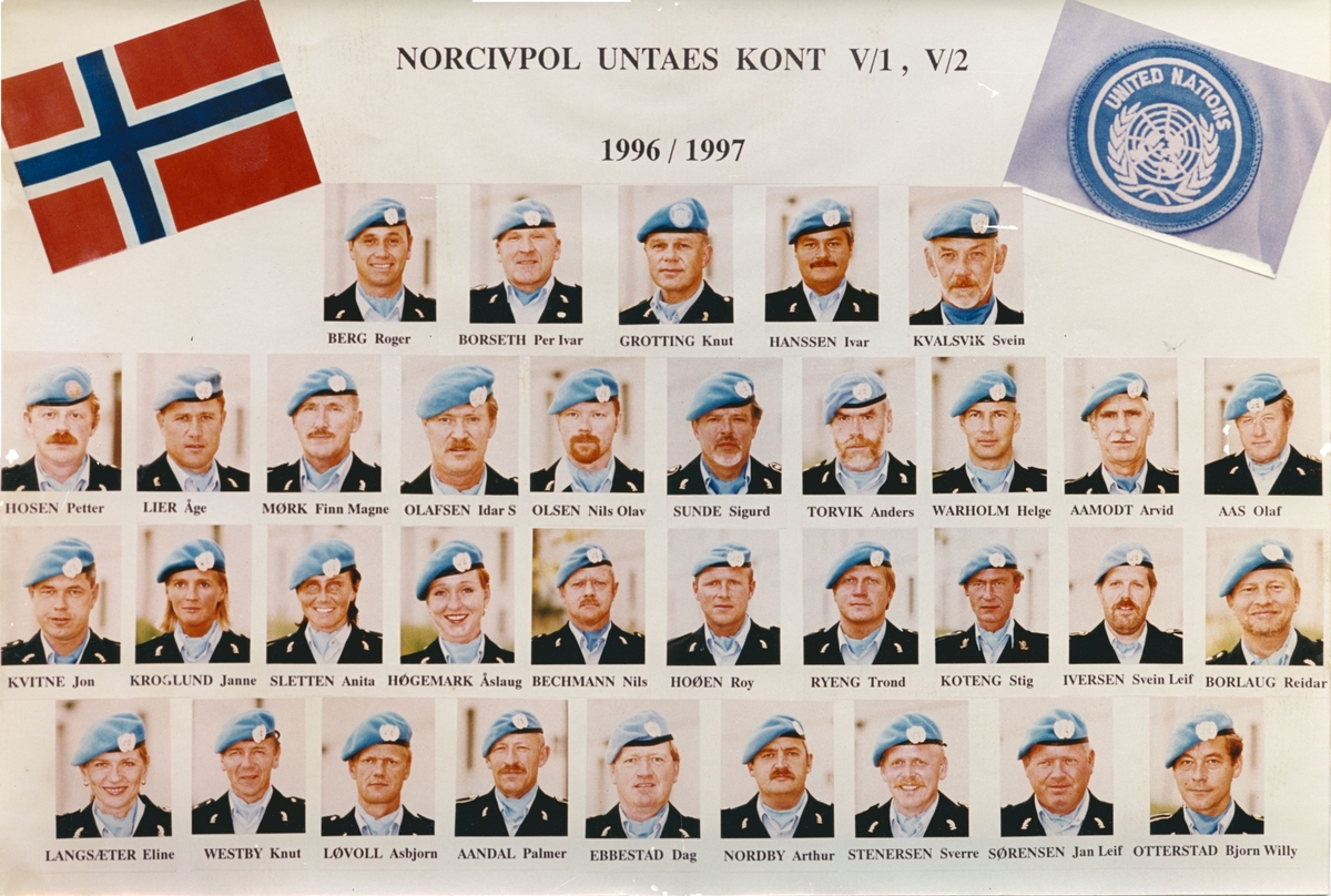 NORCIVPOL UNATES KONT V/1, V/2 1997/1998
