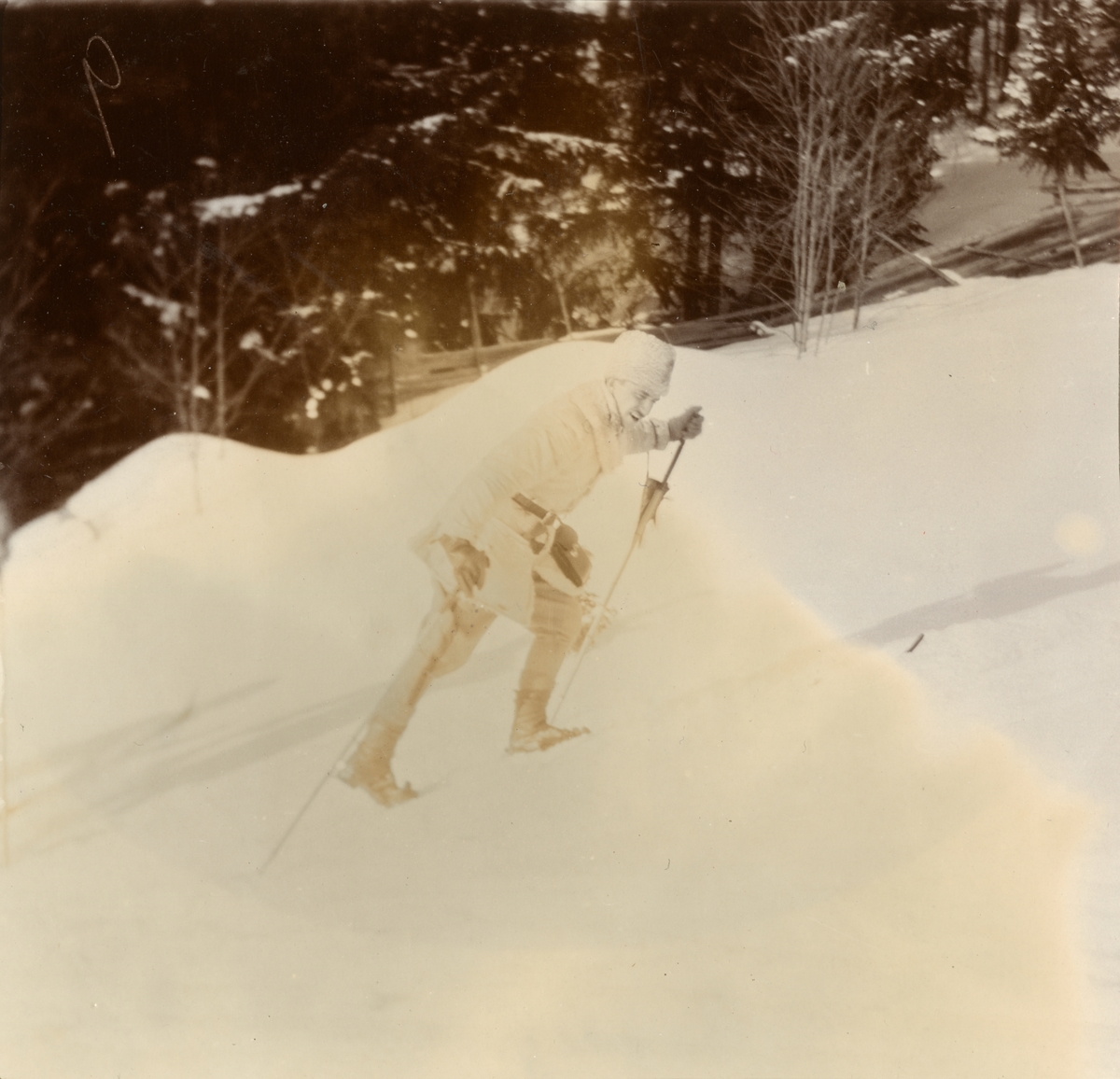 Text i fotoalbum: "Norrland 1916 febr. Sollefteå. Resoff på vinterutb, 3 veckor. Ljt Holmquist".