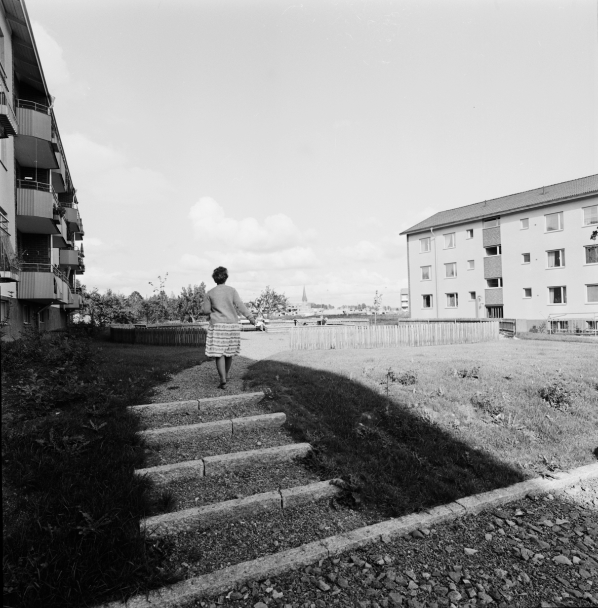 Bostadsområde, Uppsala 1963
