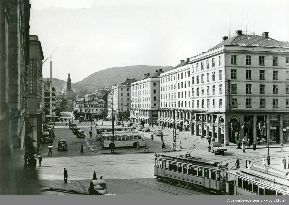 Torgallmenningen i Bergen.