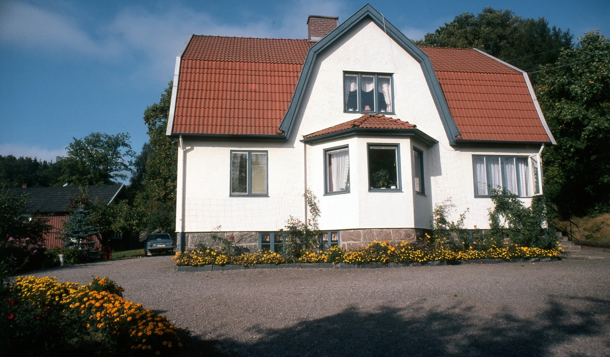 Vommedal Östergård 2:11 "Börjes" på Streteredsvägen 31 år 1980. Boningshus byggt 1925 - 1926 av jordbrukaren Johan och Augusta Rothwall.