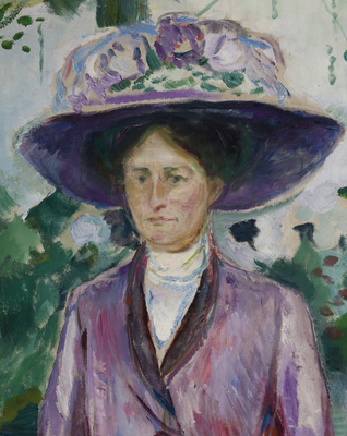 Edvard Munch, "Portrett av Ida Roede", 1910