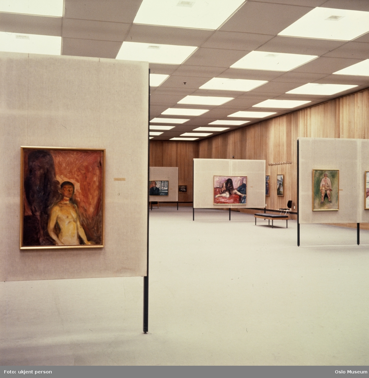 Munchmuseet, interiør, utstilling, malerier
