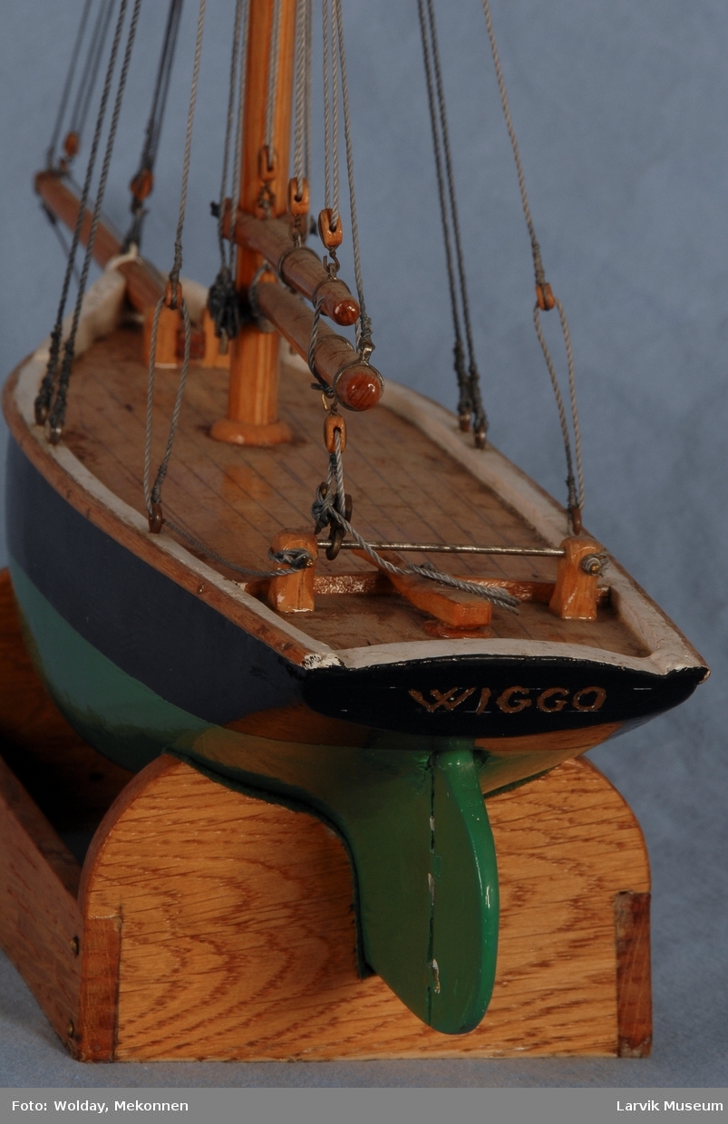 Modell losbåt "Wiggo"