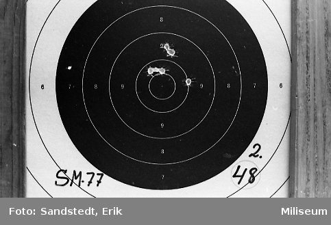Pistolskyttetavla, SM - 77, 2. Resultat 48.