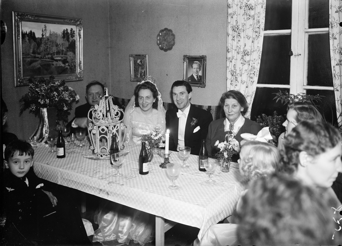 Bröllopsfest, Uppsala 1949