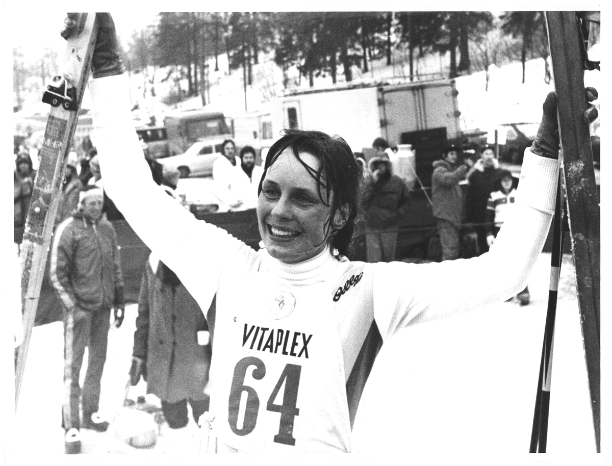 Eva Olsson. Nr. 1. 10 km kvinner i Kollen