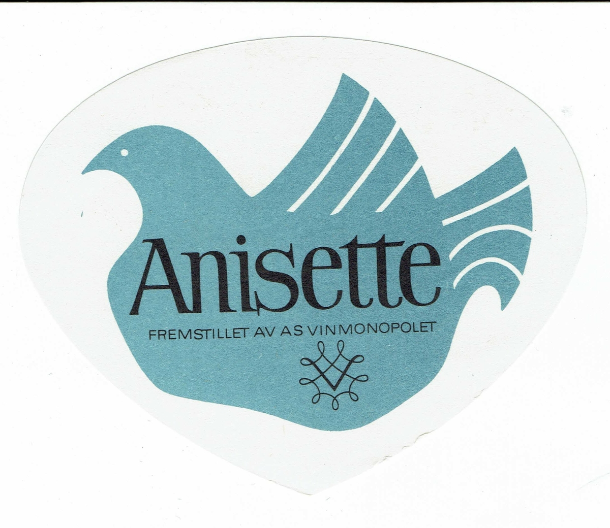 Anisette. Fremstillet av AS Vinmonopolet.  