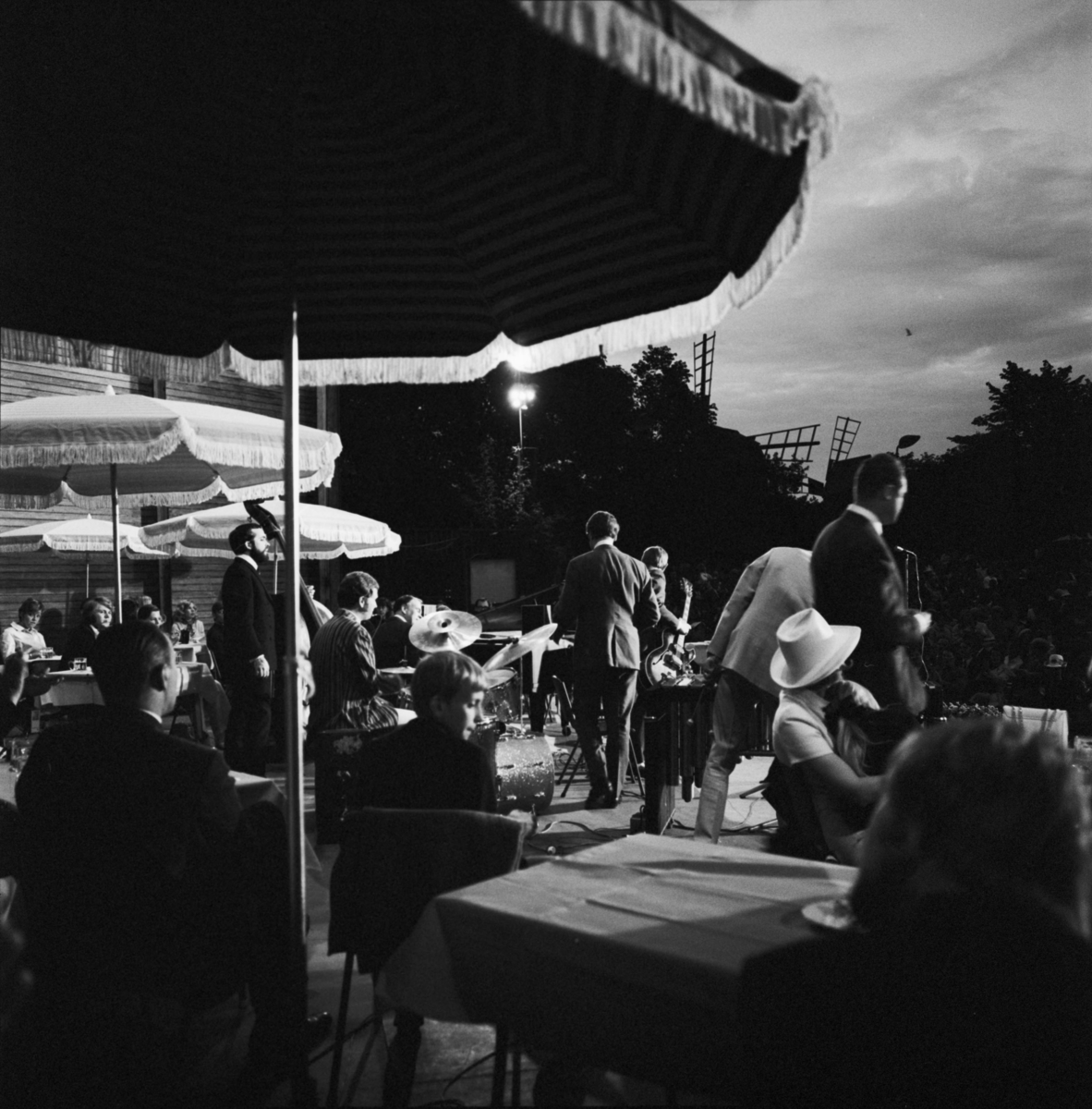 Evenemanget "Happy Jazz" på Sollidenscenen, Skansen.
