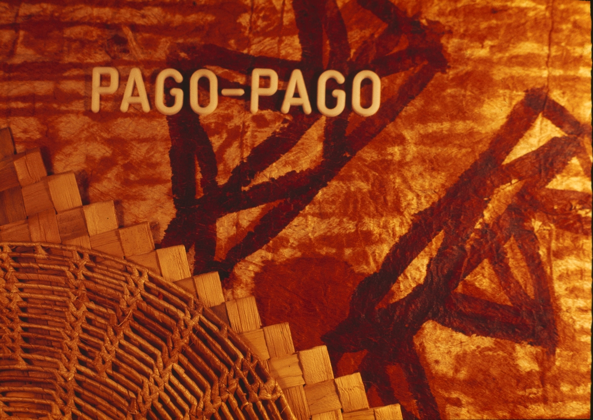 Bildserie från Pago Pago/Samoa under Älvsnabbens långresa år 1966-67.