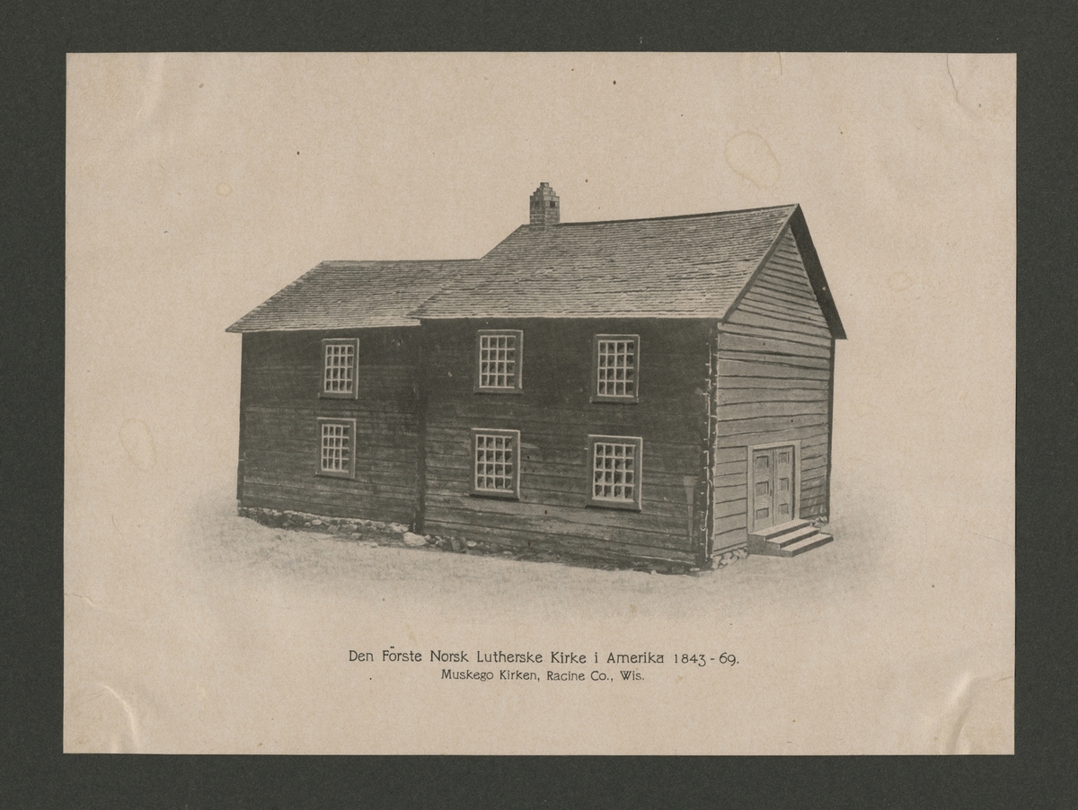 Muskego Kirken, en første norske lutherske kirke i Amerika 1843-1869