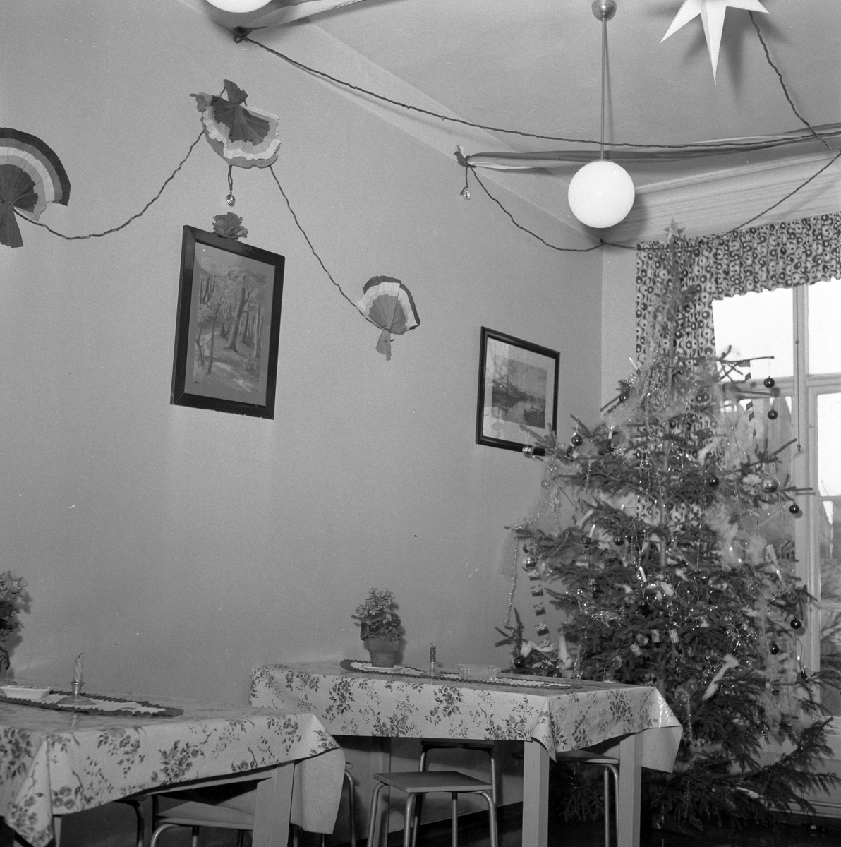 Husvillherberget i Munkegata - "Unkarshjemmet" pyntet til jul
